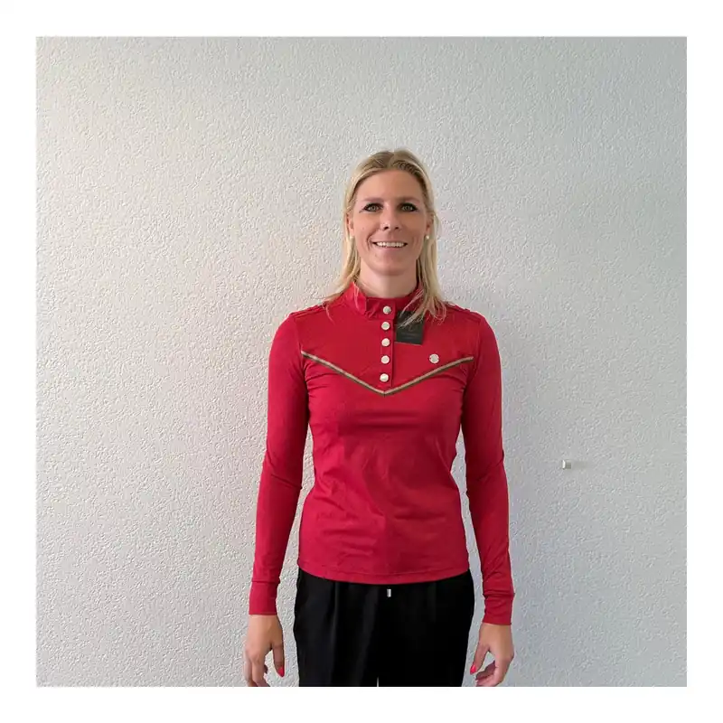 Letzte Chance Soulhorse Funktionsshirt Chroma - Ruby Red
