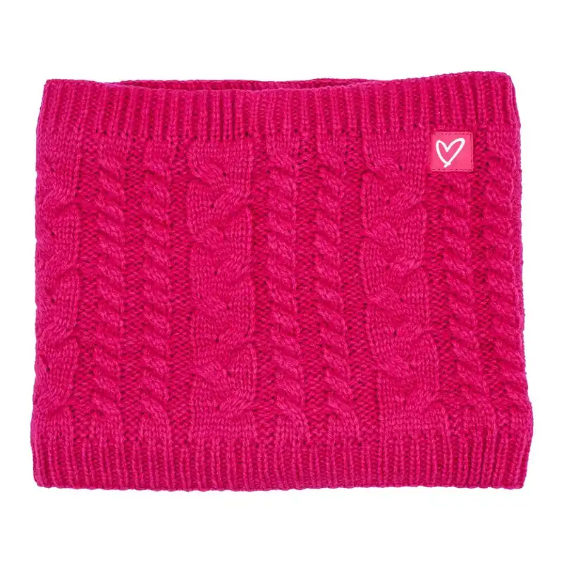 Mega-Angebot Soulhorse Gestrickter Loop mit Knotenmuster - Perfect Pink