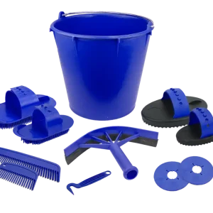 Vplast Putzset 10-teilig im Eimer marineblau Online bestellen | MHS Reitsport Abverkauf