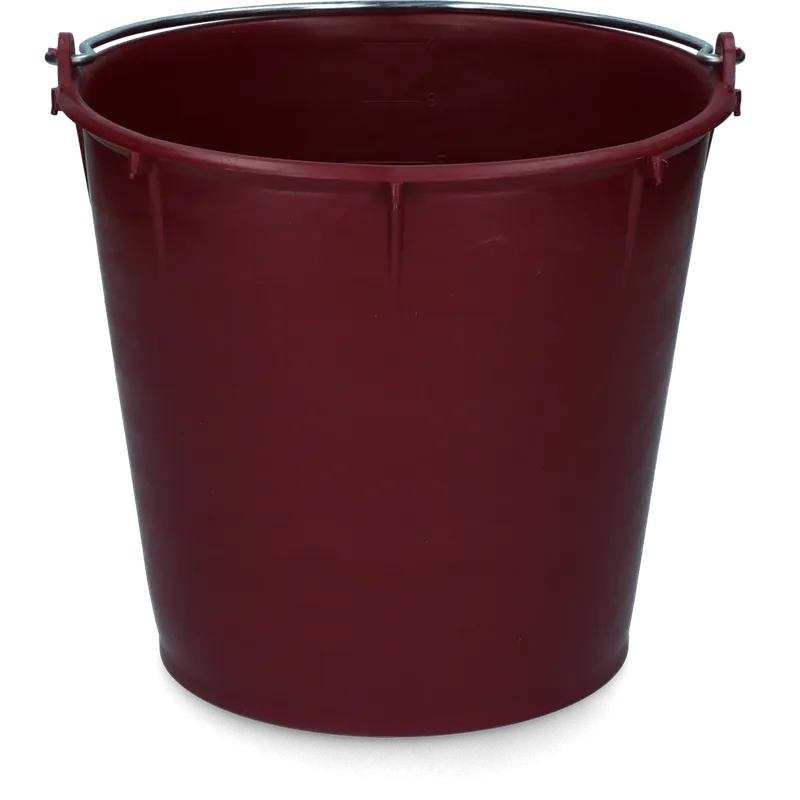 Eimer 7 l mit Henkel Bordeauxrot Billig