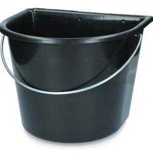 Begrenztes Angebot Eimer mit flacher Seite 15 l Schwarz