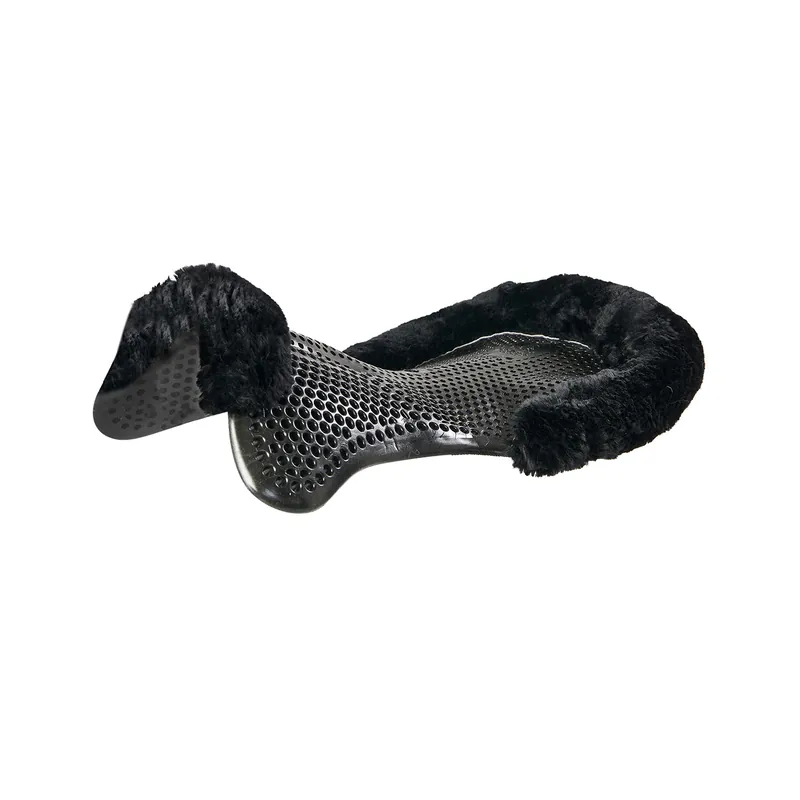 Top-Angebot Acavallo Gel Pad Front Riser Sheepskin Cut Out Just Gel , Black/Black, One Size