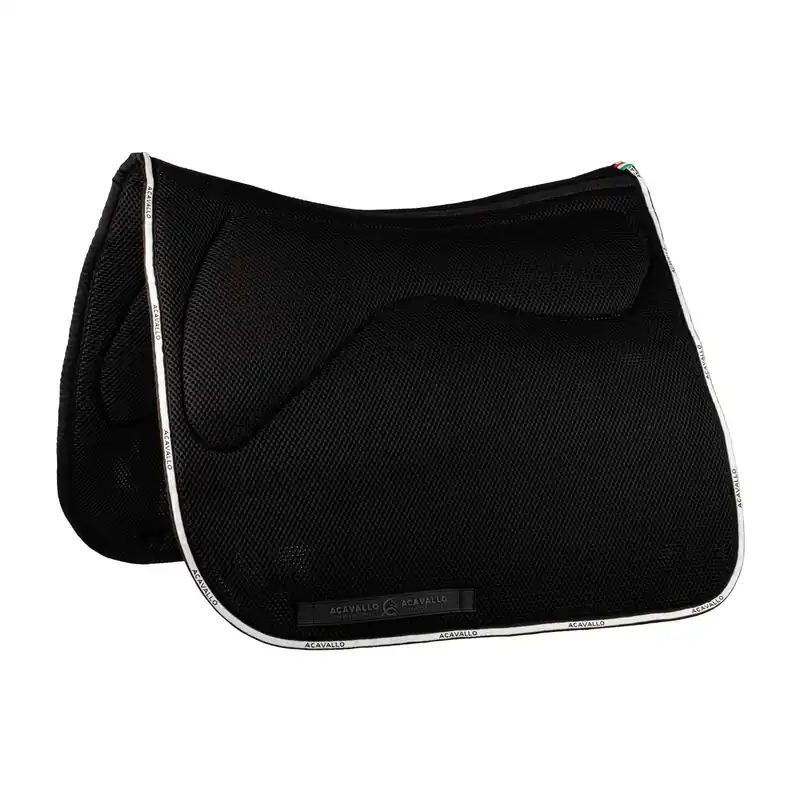 Acavallo 3D Spacer Memory Foam Square Dressage , Black, One Size Sonderangebot