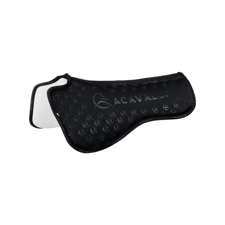 Sichere Zahlung Acavallo Spine Free Lycra Memory Foam Half Pad Dressage Silicon Grip , Smoke Dore/Black, One Size
