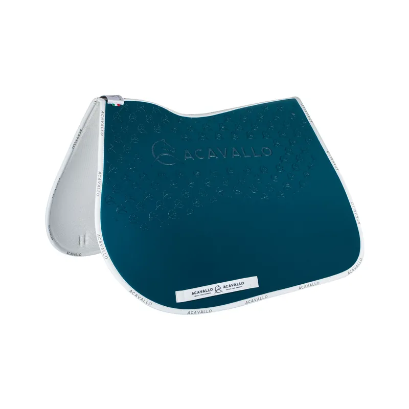 Acavallo Lycra Jumping Pad Gel Grip & Bamboo Fiber Underside , White/White, One Size Bestseller
