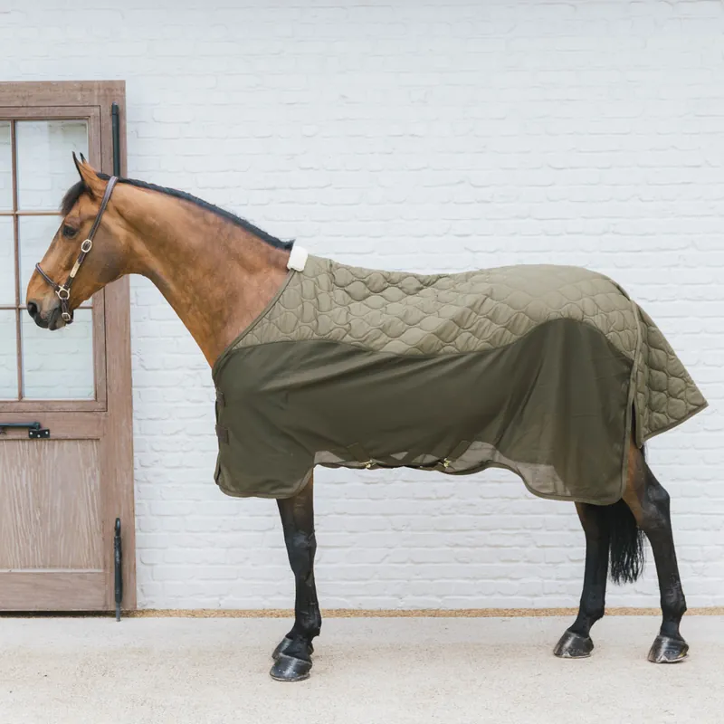 Begrenztes Angebot Kentucky Horsewear Transport Combo Cooler Fleece - Pine Green, 160