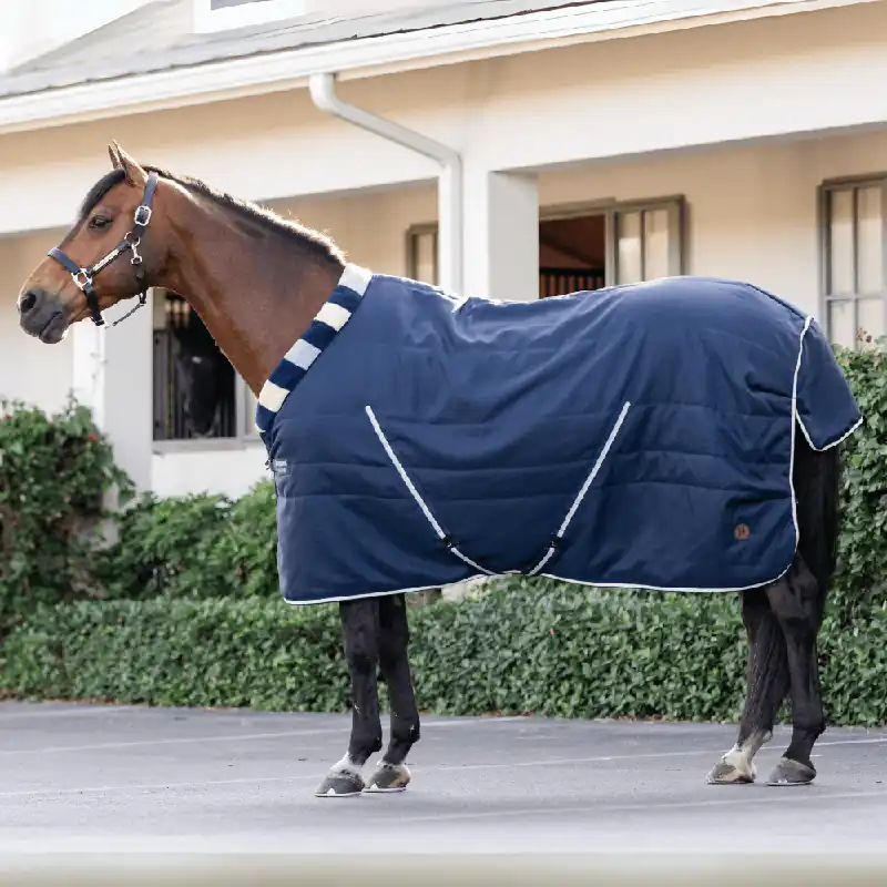 Zertifiziert Horseware Newmarket Cosy Stable 400g - Witney Navy, 130
