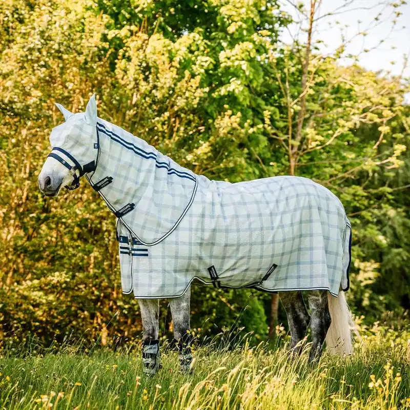 Ausverkauf Horseware Newmarket Plus Fly Sheet - Witney Charcoal, 145