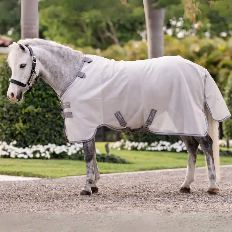 Versand Am Gleichen Tag Horseware Amigo Bug Rug Pony - Heather Blue/Blue & Silver, 85