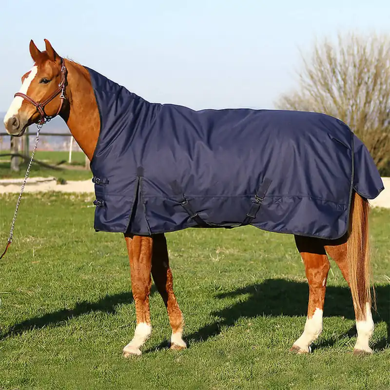 Billig Euroriding Outdoor Decke Kodiak High Neck Light 100g - navy, 115