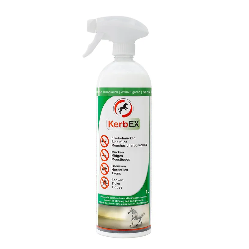 [Paket] KerbEX Insektenschutz Grün ohne Knoblauch 1L inkl. Sprühkopf - 1L Saisonangebot