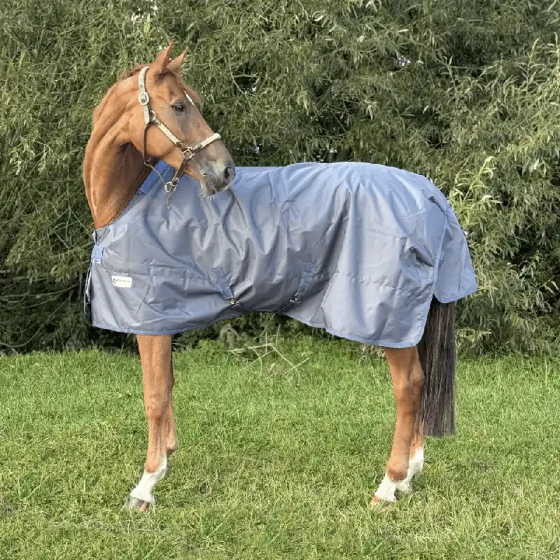 Sichere Zahlung Bucas Turnout Light 30g Big Neck by HorSeven - Grey/Blue, 125