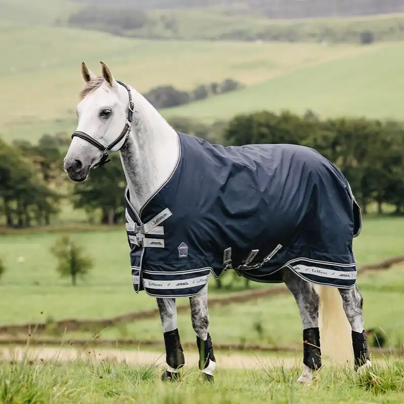 Beliebt LeMieux Arika Storm-Tek Rug 50g inkl. abnehmb. Halsteil - Navy, 120
