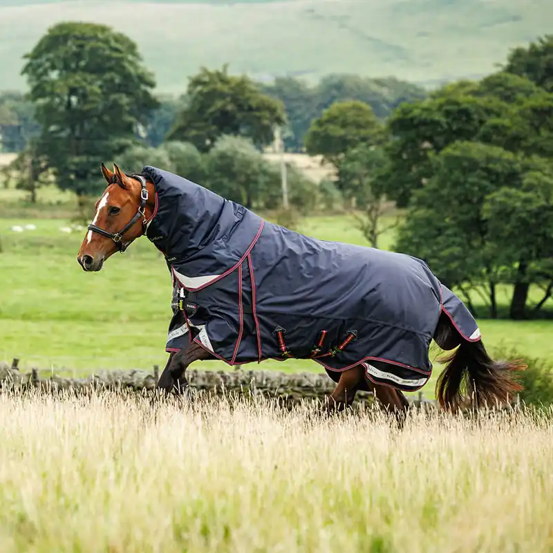 Direkt Vom Hersteller LeMieux Kudos Thermo Layer Turnout Rug 100g inkl. abnehmb. Halsteil - Navy, 95