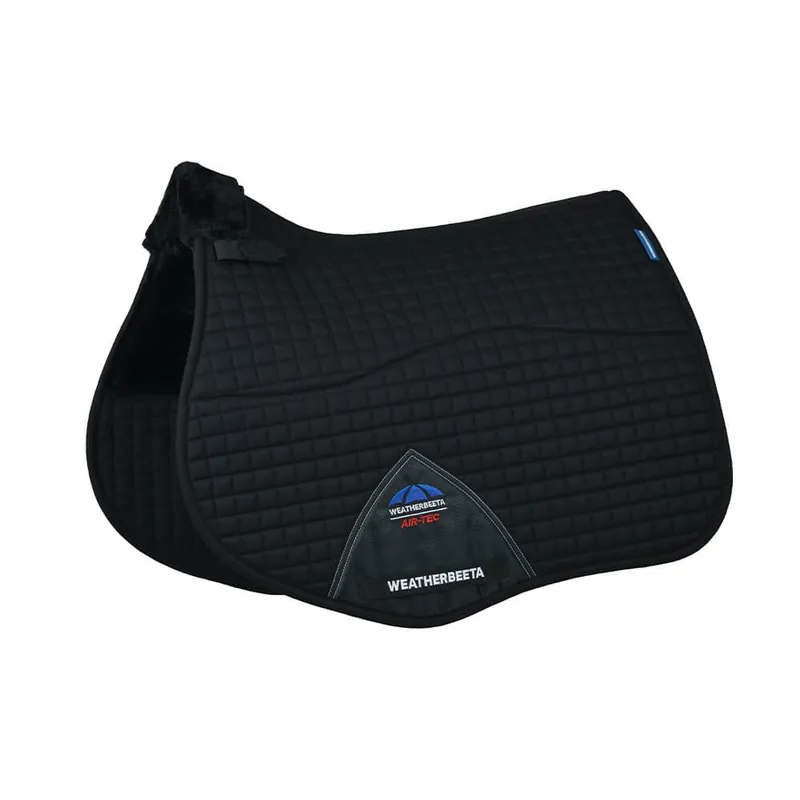 Aktuell Weatherbeeta Prime Air-Tec Comfy Fleece All Purpose Saddle Pad - Black, S