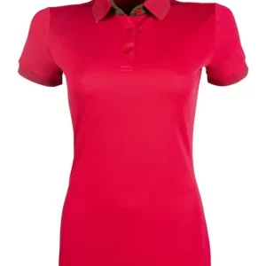 Ausverkauf hkm sports poloshirt classico cranberry s