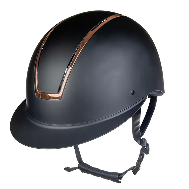 hkm sports reithelm lady shield s 52 54 cm schwarz rosegold Super-Preis