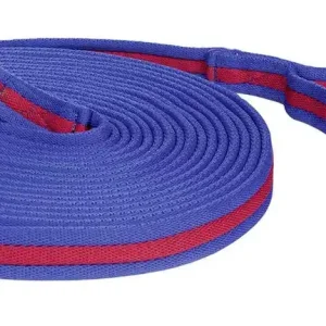 Aktuell hkm sports longe soft 8 m lang 800 cm kornblau rot