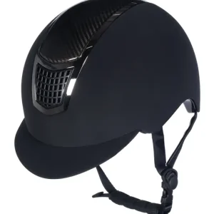 Geprüft hkm sports reithelm carbon professional schwarz 56 58 cm