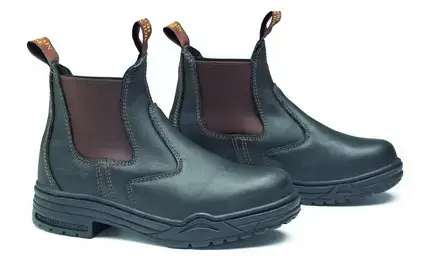 Wochenendangebot mountain horse reitschuh mit stahlkappe protective jodhpur braun 46 eu