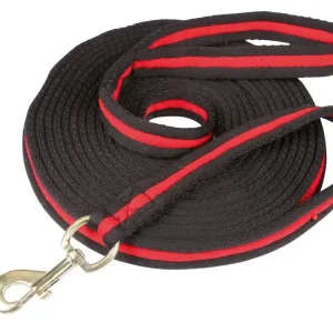 Aktuell kerbl longierleine softlonge schwarz rot