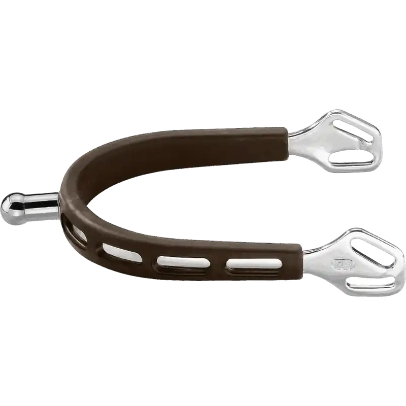 Ausverkauf sprenger ultra fit brown grip sporen mit balkenhol schlaufe kugelfoermig 20 mm kugelform