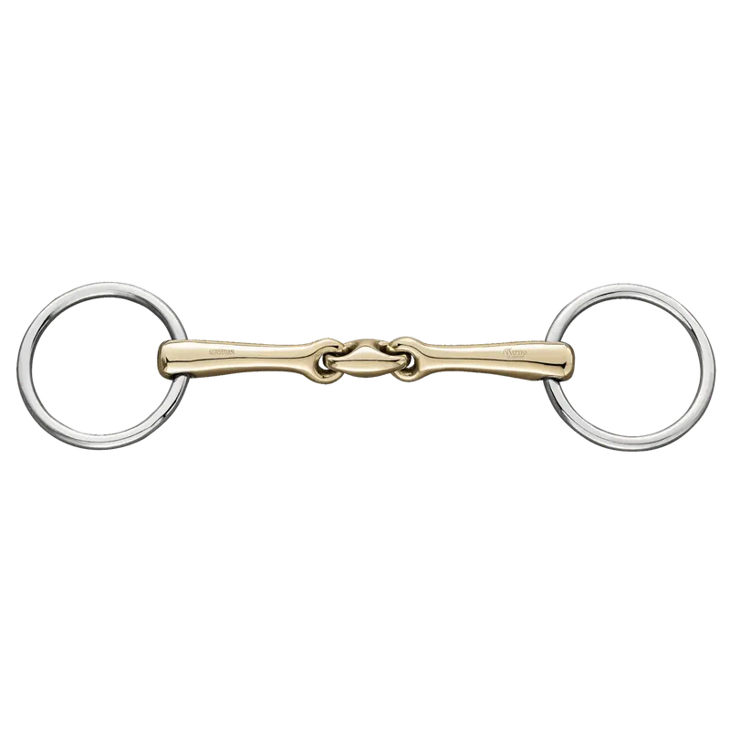 Zertifiziert sprenger kk ultra unterlegtrense 12 mm sensogan mit edelstahlseiten 13 5 cm
