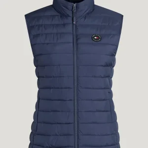 Echt tommy hilfiger equestrian damen steppweste serano sommer 2026 faded indigo m