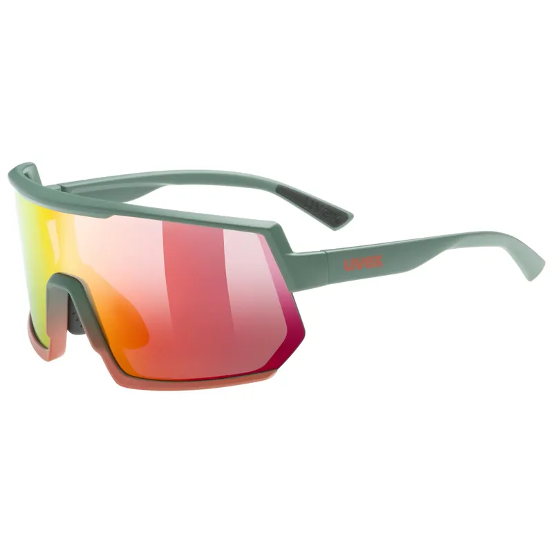 Abverkauf uvex sports sportbrille sportstyle 235 one size moss grapefruit mat